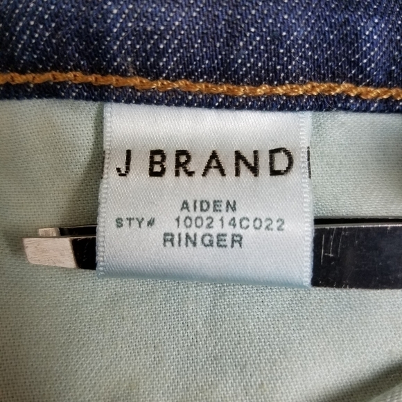 J BRAND Women's Mid Waist Semi Straight Leg Aiden Ringer Jeans Size 26 - Picture 7 of 10